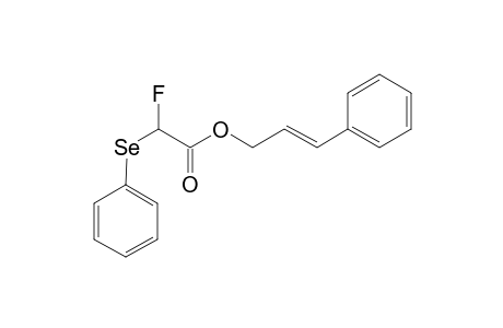 Cinnamyl 2-fluoro-2-(phenylselanyl)-acetate