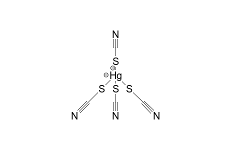 Tetra(thiocyanato)-mercury dianion