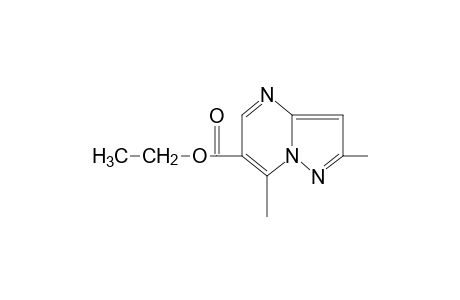 2,7-dimethylpyrazolo[1,5-a]pyrimidine-6-carboxylic acid, ethyl ester