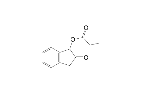 2H-Inden-2-one, 1,3-dihydro-1-(1-oxopropoxy)-