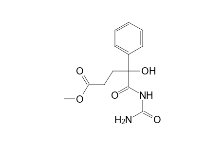 4-ALLOPHANOYL-4-HYDROXY-4-PHENYLBUTYRIC ACID, METHYL ESTER