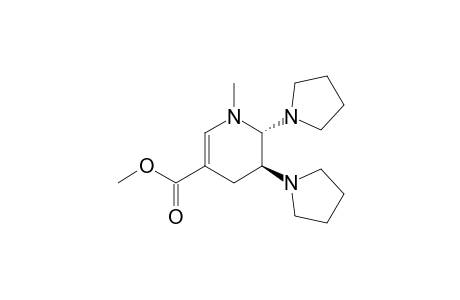 Methyl trans-1-methyl-2,3-bis(1-pyrrolidinyl)-1,2,3,4-tetrahydropyridine-5-carboxylate