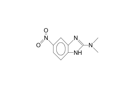 2-Dimethylamino-5(6)-nitro-benzimidazole