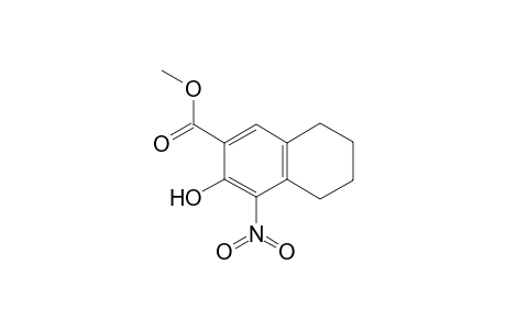 5,6,7,8-Tetrahydro-1-nitronaphthalen-2-ol-3-carboxylic acid, methyl ester