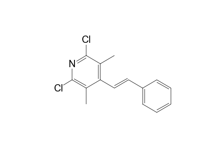 2,6-dichloro-3,5-dimethyl-4-[(E)-2-phenylethenyl]pyridine