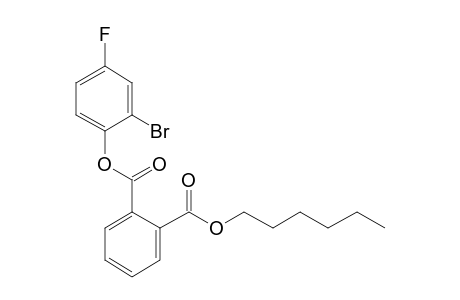 Phthalic acid, 2-bromo-4-fluorophenyl hexyl ester