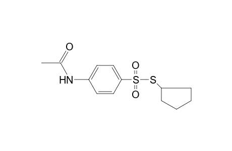 S-cyclopentyl 4-(acetylamino)benzenesulfonothioate