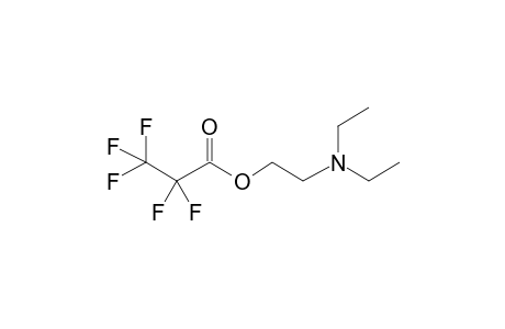 N,N-Diethyl-2-aminoethanol, pentafluoropropionate