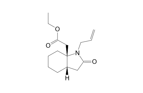 1-ALLYL-7A-ETHOXYCARBONYL-METHYL-OCTAHYDRO-cis-1H-INDOL-2-ONE