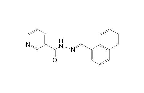 nicotinic acid, [(1-naphthyl)methylene]hydrazide