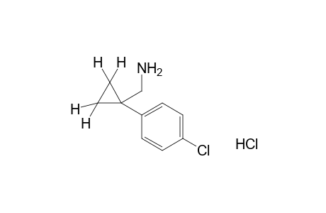 1-(p-chlorophenyl)cyclopropanemethylamine, hydrochloride