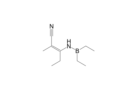 2-Pentene, 2-cyano-3-(diethylborylamino)-