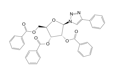 4-phenyl-1-beta-D-ribofuranosyl-1H,2,3-triazole,2',3',5'-tribenzoate