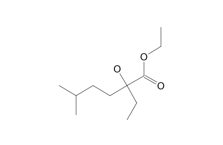 2-ethyl-2-hydroxy-5-methylhexanoic acid, ethyl ester