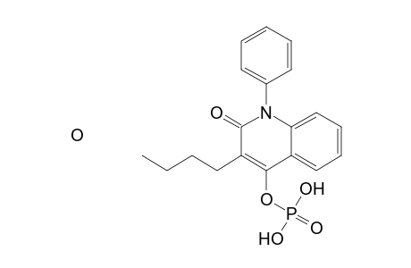 3-Butyl-1,2-dihydro-2-oxo-1-phenylquinolin-4-yl dihydrogenphosphate hydrate