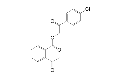 o-acetylbenzoic acid, ester with 4'-chloro-2-hydroxyacetophenone
