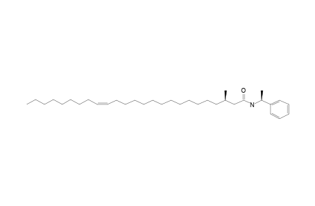 (Z)-(R)-3-Methyl-pentacos-16-enoic acid ((S)-1-phenyl-ethyl)-amide