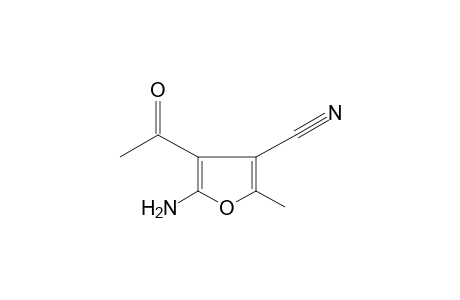 4-acetyl-5-amino-2-methyl-3-furancarbonitrile