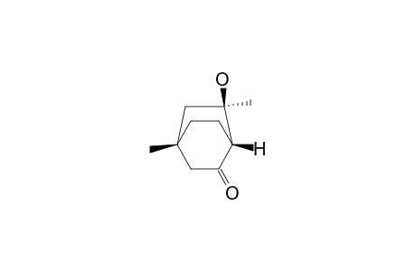 (1R*,4S*,6R*)-4,6-Dimethyl-6-hydroxybicyclo[2.2.2]octan-2-one