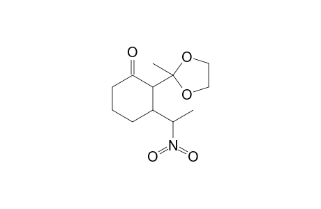 3-[2-(2-Methyl-[1,3]dioxolan-2-yl)]-1-nitroethylcyclohexanone