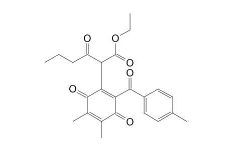 Ethyl 2-[1',4'-dihydro-3'-(4"-methylbenzoyl)-1',4'-dioxonaphtalen-2'-yl]-3-oxohexanoate