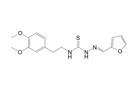 1-(2"'-Furfurylidene)-4-[2'-(3",4"-dimethoxyphenyl)ethyl]-3-thiosemicarbazide