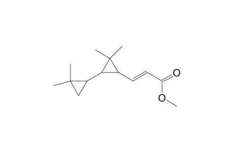 (E)-3-[3-(2,2-dimethylcyclopropl)-2,2-dimethylcyclopropyl]propenoicacid-methylester