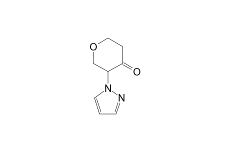 3-(1H-Pyrazol-1-yl)tetrahydro-4H-pyran-4-one