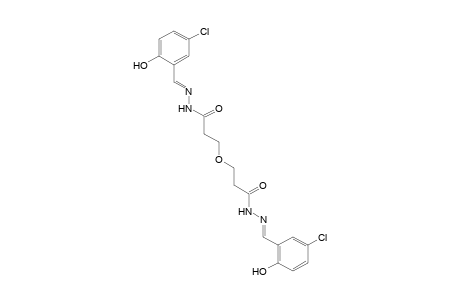 3,3'-oxydipropionic acid, bis[(5-chlorosalicylidene)hydrazide]