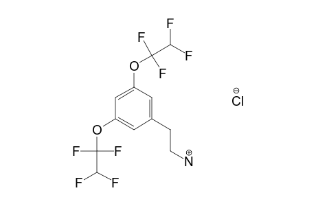 3,5-bis(1,1,2,2-tetrafluoroethoxy)phenethylamine, hydrochloride