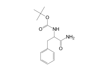 3-Phenylpropanamide, 2-t-butoxycarbonylamino-
