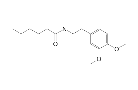 Hexanamide, N-(3,4-dimethoxyphenethyl)-