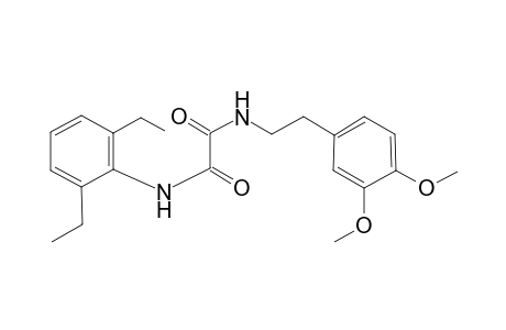 ethanediamide, N~1~-(2,6-diethylphenyl)-N~2~-[2-(3,4-dimethoxyphenyl)ethyl]-