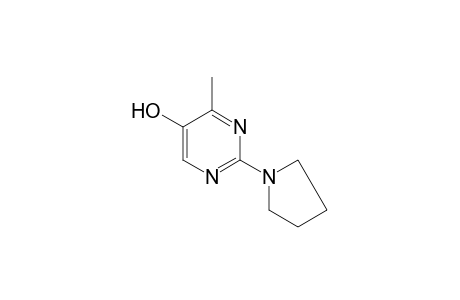 4-methyl-2-(1-pyrrolidinyl)-5-pyrimidinol