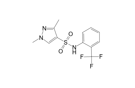 1,3-Dimethyl-N-[2-(trifluoromethyl)phenyl]-1H-pyrazole-4-sulfonamide