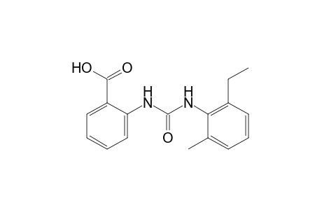 o-[3-(6-ethyl-o-tolyl)ureido]benzoic acid