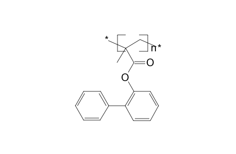 Poly(o-biphenyl methacrylate)