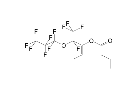 1-(PERFLUORO-1-METHYL-2-OXAPENTYL)BUT-1-EN-1-YL BUTANOATE