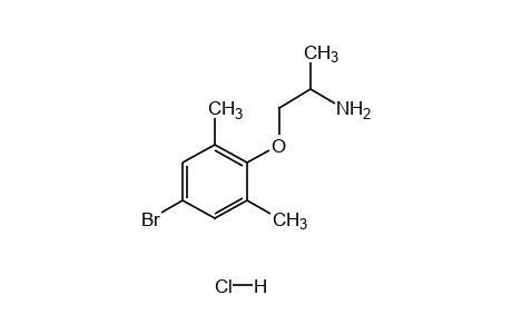 2-[(4-bromo-2,6-xylyl)oxy]-1-methylethylamine, hydrochloride