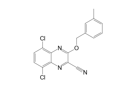 5,8-Dichloro-2-cyano-3-(3-methylbenzyloxy)quinoxaline