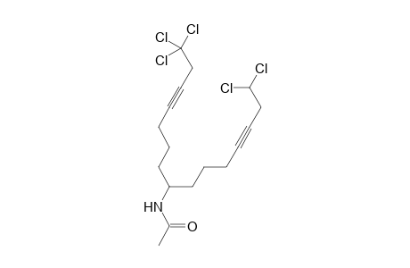 8-Acetamido-1,1,1,15,15-pentachloropentadeca-3,12-diyne