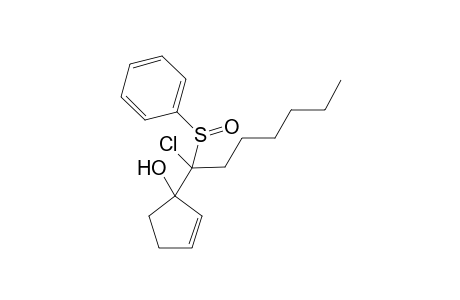 1-[1-chloro-1-(phenylsulfinyl)heptyl]-2-cyclopenten-1-ol