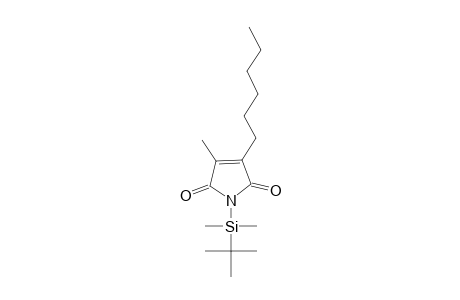 1-(tert-butyldimethylsilyl)-3-hexyl-4-methyl-1H-pyrrole-2,5-dione