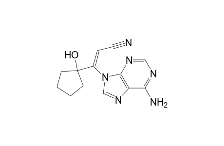 (Z)-3-(6-Amino-9H-purin-9-yl)-3-(1-hydroxycyclopentyl)-2-propenenitrile