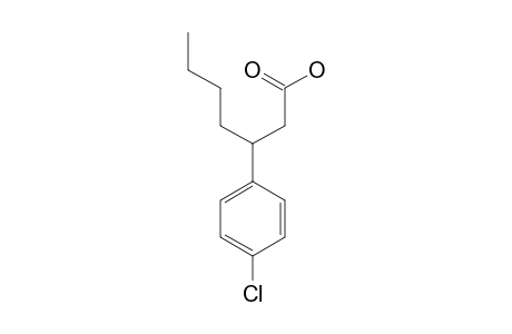 beta-butyl-p-chlorohydrocinnamic acid