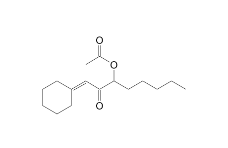 (1-Cyclohexylidene-2-oxidanylidene-octan-3-yl) ethanoate