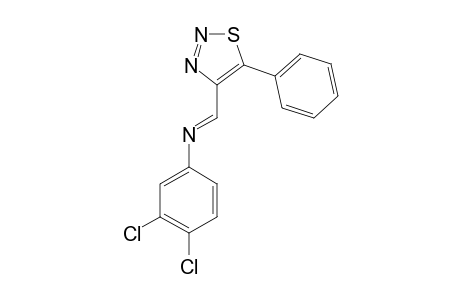 4-(3,4-DICHLOROPHENYL)-IMINOMETHYL-5-PHENYL-1,2,3-THIADIAZOLE