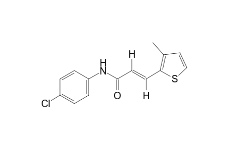 trans-4'-chloro-3-methyl-2-thiopheneacrylanilide