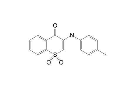 4H-1-Benzothiopyran-4-one, 3-[(4-methylphenyl)amino]-, 1,1-dioxide