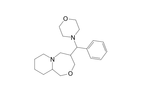 4-(a-morpholinobenzyl)-3,4,5,7,8,9,10,10a-octahydro-1H-pyrido[2,1-c][1,4]oxazepin